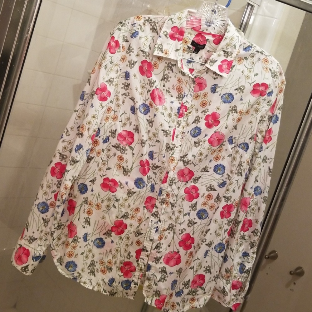 Talbots Spring button down